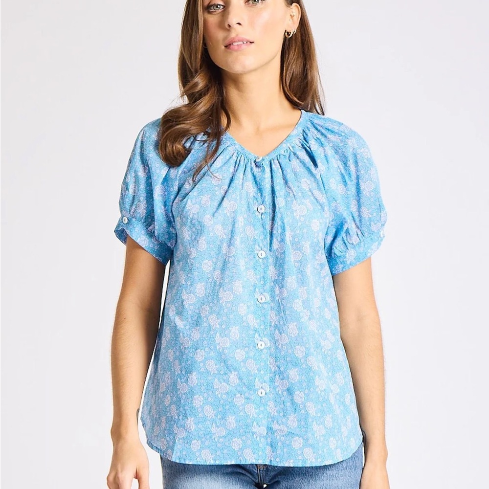 Mille Naomi Top in Charleston Floral - Picture 3 of 3